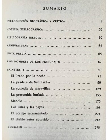 SAINETES