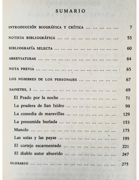SAINETES
