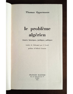 LE PROBLÈME ALGÉRIEN: DONNÉES HISTORIQUES, POLITIQUES, JURIDIQUES 2