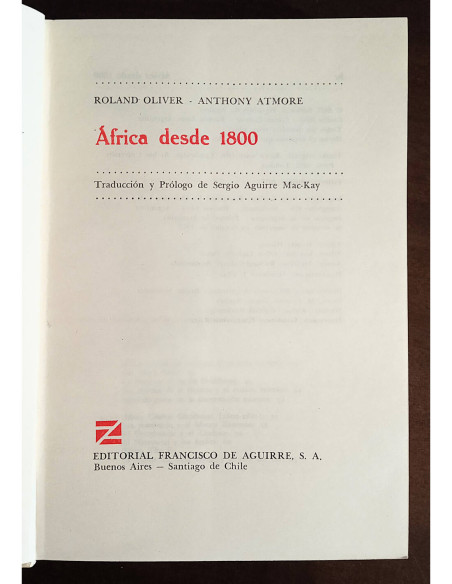 ÁFRICA DESDE 1800