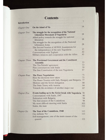 REMINISCENCES: THE STRUGGLE FOR RECOGNITION AND INDEPENDENCE, THE NEW YUGOSLAVIA 1944 - 1957