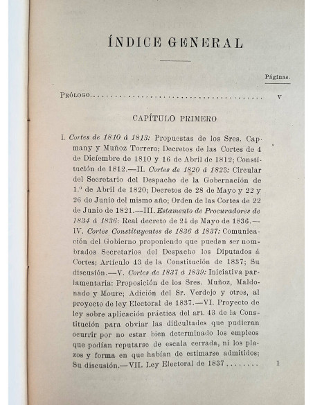 INCOMPATIBILIDADES E INCAPACIDADES PARLAMENTARIAS (1810 - 1910)