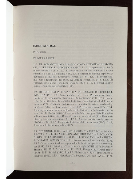 HISTORIOGRAFÍA ROMÁNTICA ESPAÑOLA: INTRODUCCIÓN AL ESTUDIO DE LA HISTORIA DEL SIGLO XIX