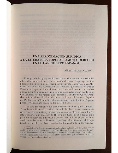 HISTORIA DE LA LITERATURA JURÍDICA EN LA ESPAÑA DEL ANTIGUO RÉGIMEN VOLUMEN I