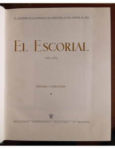 EL ESCORIAL I: HISTORIA, LITERATURA 2