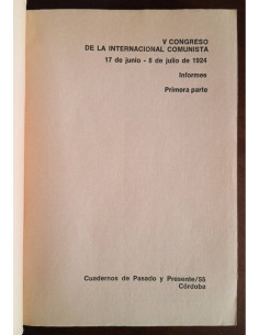 V CONGRESO DE LA INTERNACIONAL COMUNISTA: PRIMERA PARTE 2