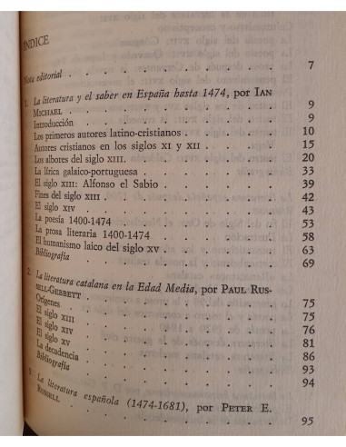 INTRODUCCIÓN A LA CULTURA HISPÁNICA II: LITERATURA