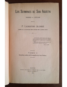 LOS SERMONES DE SAN AGUSTÍN TOMO 2: HOMILÍAS SOBRE EL EVANGELIO DE SAN MATEO 2