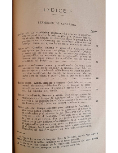 LOS SERMONES DE SAN AGUSTÍN TOMO 5: SERMONES DE TEMPORE