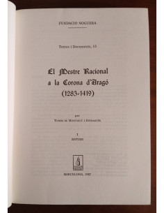 EL MESTRE RACIONAL A LA CORONA D’ARAGÓ (1283-1419): VOLUM I 2