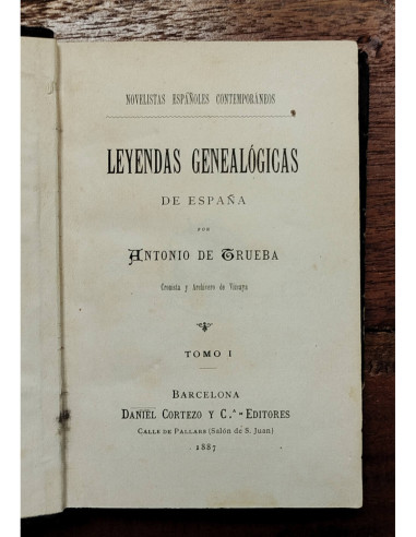 LEYENDAS GENEALÓGICAS DE ESPAÑA