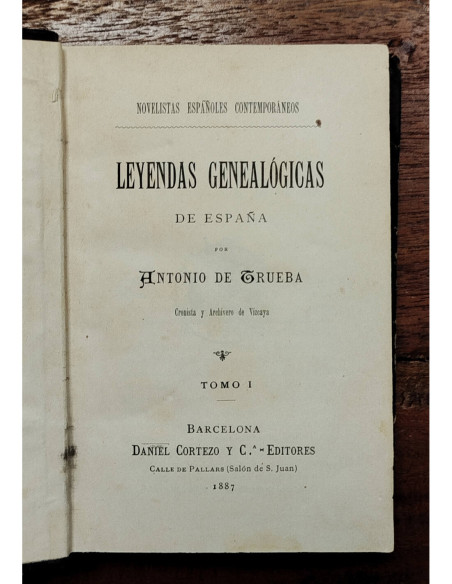 LEYENDAS GENEALÓGICAS DE ESPAÑA
