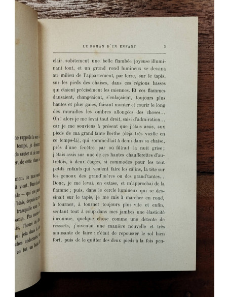 LE ROMAN D’UN ENFANT