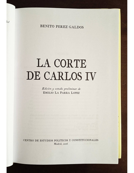 LA CORTE DE CARLOS IV