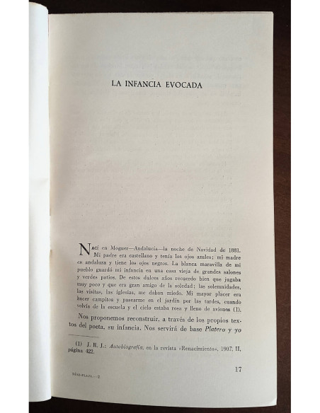 JUAN RAMÓN JIMÉNEZ EN SU POESÍA