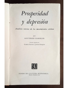 PROSPERIDAD Y DEPRESIÓN: ANÁLISIS TEÓRICO DE LOS MOVIMIENTOS CÍCLICOS 2