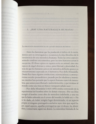 LA NATURALEZA HUMANA