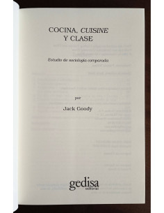 COCINA, CUISINE Y CLASE: ESTUDIO DE SOCIOLOGÍA COMPARADA 2