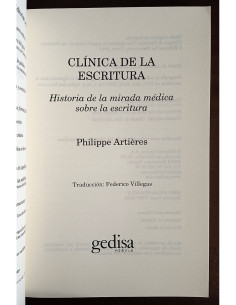 CLÍNICA DE LA ESCRITURA: HISTORIA DE LA MIRADA MÉDICA SOBRE LA ESCRITURA 2