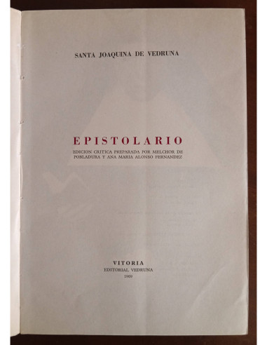 EPISTOLARIO