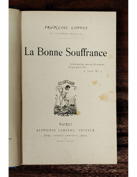 LA BONNE SOUFFRANCE