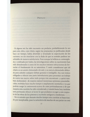 EL ANÁLISIS DE LA BELLEZA