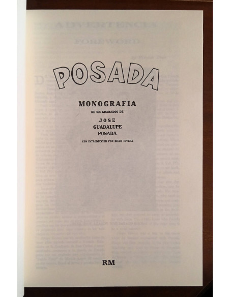 POSADA: MONOGRAPH OF 406 ENGRAVINGS