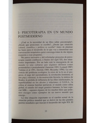 LA PSICOTERAPIA COMO CONVERSACIÓN CRÍTICA