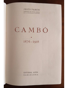 CAMBÓ. 3 TOMOS 2