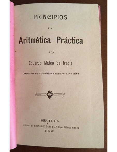 PRINCIPIOS DE ARITMÉTICA PRÁCTICA
