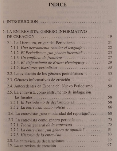 LA ENTREVISA PERIODÍSTICA: ENTRE LA INFORMACIÓN Y LA CREATIVIDAD