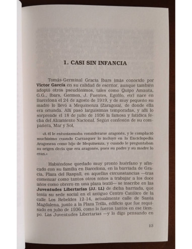 VÍCTOR GARCÍA: EL MARCO POLO DEL ANARQUISMO