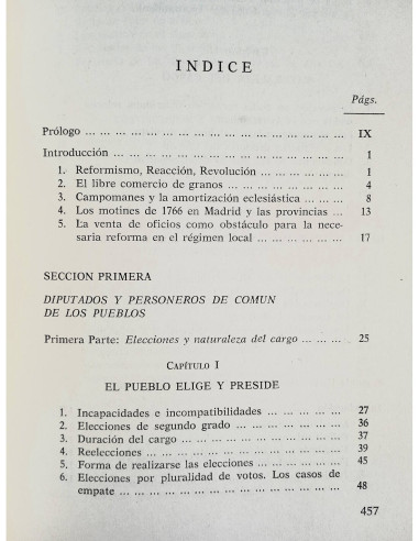 LAS REFORMAS DE LA ADMINISTRACIÓN LOCAL DURANTE EL REINADO DE CARLOS III