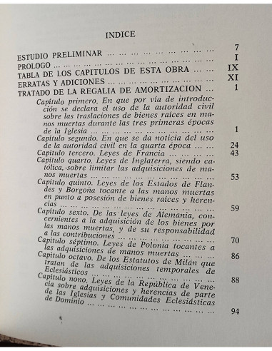 TRATADO DE LA REGALÍA DE AMORTIZACIÓN: EDICIÓN FACSÍMIL CONMEMORATIVA DEL SEGUNDO CENTENARIO DE CARLOS III