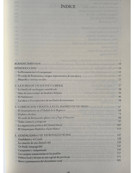 ROMANONES: CACIQUISMO Y POLÍTICA LIBERAL