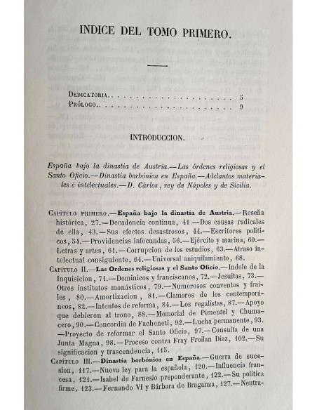 HISTORIA DEL REINADO DE CARLOS III EN ESPAÑA. 4 TOMOS