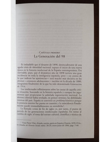 LA NACIÓN INACABADA: LOS INTELECTUALES Y EL PROCESO DE CONSTRUCCIÓN NACIONAL (1900-1914)