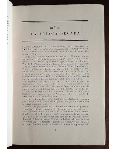 PAZ Y GUERRA: LA POLÍTICA EXTERIOR DE LOS ESTADOS UNIDOS 1931-1941