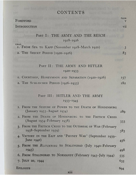 THE NEMESIS OF POWER: THE GERMAN ARMY IN POLITICS 1918-1945