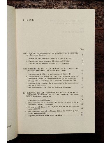ESTUDIOS SOBRE LA REVOLUCIÓN BURGUESA EN ESPAÑA