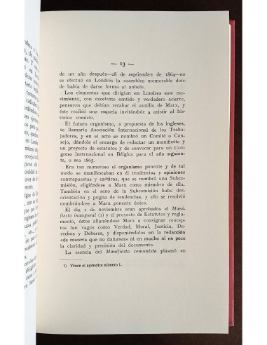 HISTORIA DE LA SECCIÓN ESPAÑOLA DE LA INTERNACIONAL (1868-1874)