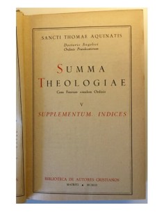 SUMMA THEOLOGIAE. V. SUPPLEMENTUM. INDICES 2