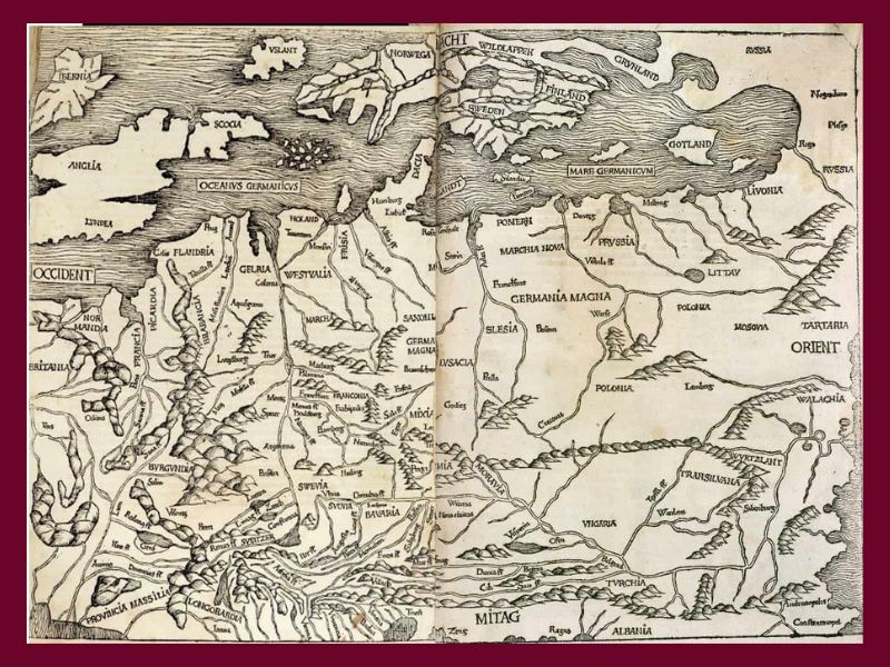Mapa Germania Liber Chronicarum